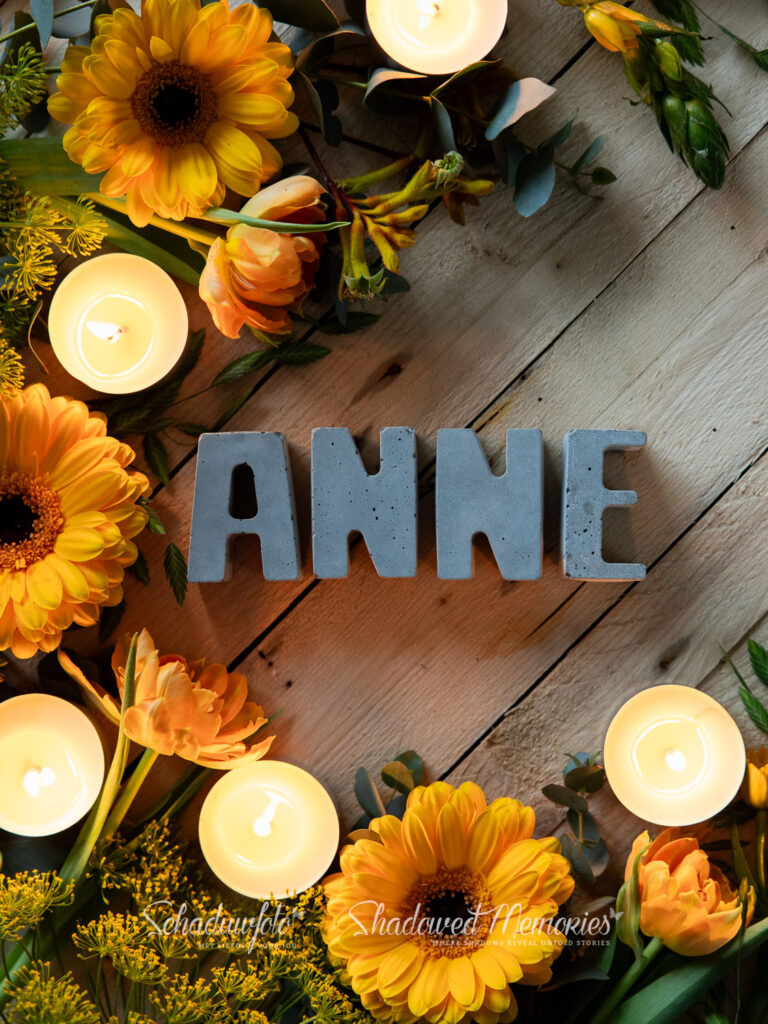 Schaduwfoto Naamfoto Noem mijn naam Gratis rouw cadeau