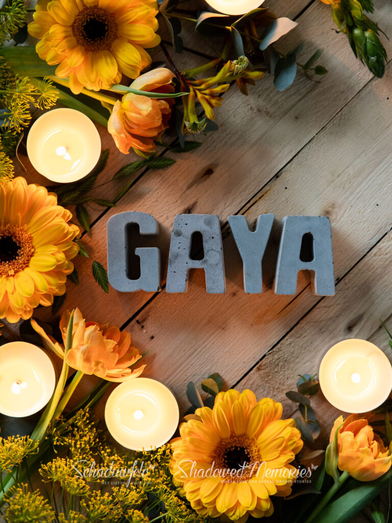 Schaduwfoto Naamfoto Noem mijn naam Gratis rouw cadeau