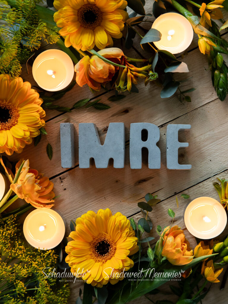 Schaduwfoto Naamfoto Noem mijn naam Gratis rouw cadeau